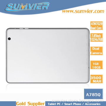 7.85inch IPS 1024*768 Full Angle Mini Quad Core Tablet PC 1+16g